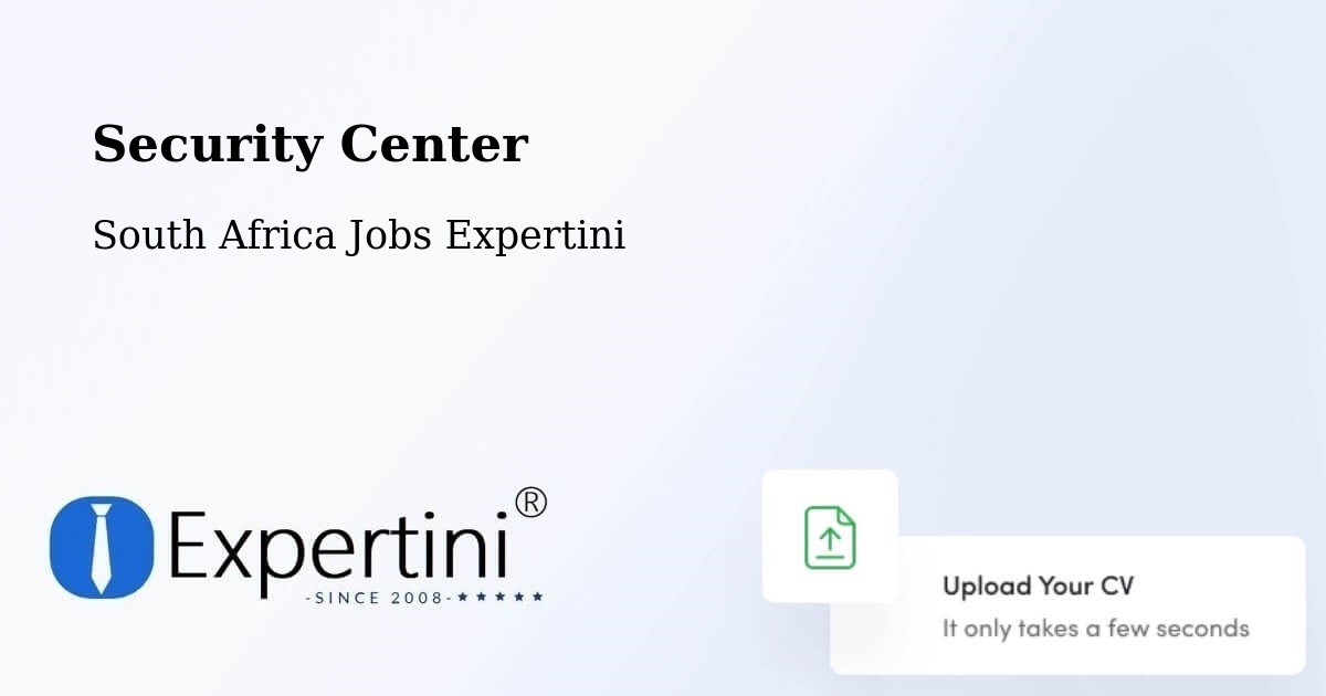 Security & Compliance – Allanridge - South Africa Jobs Expertini